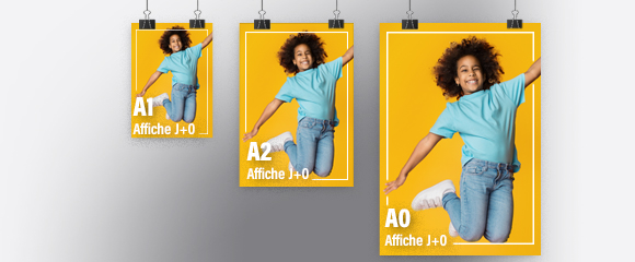 Impression Affiche A2, A1, A0 en J+0